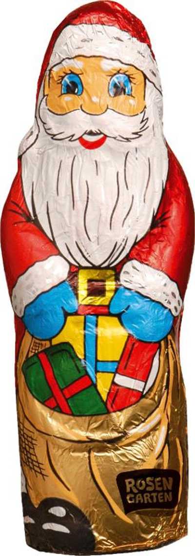 Produktfoto zu Weihnachtsmann Vollmilch in Staniolpapier 50g