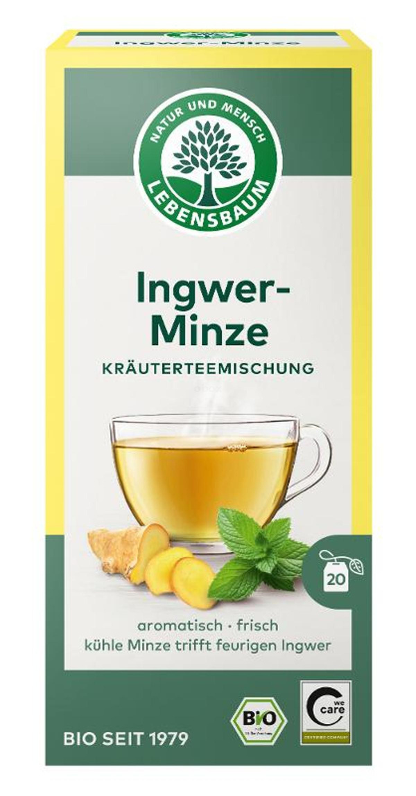 Produktfoto zu Ingwer-Minze Tee TB
