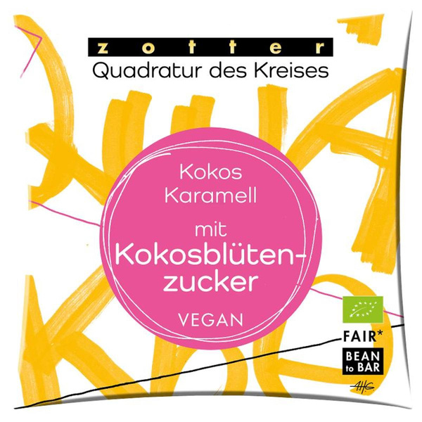 Produktfoto zu Quadratur des Kreises - Kokos Karamell mit Kokosblütenzucker