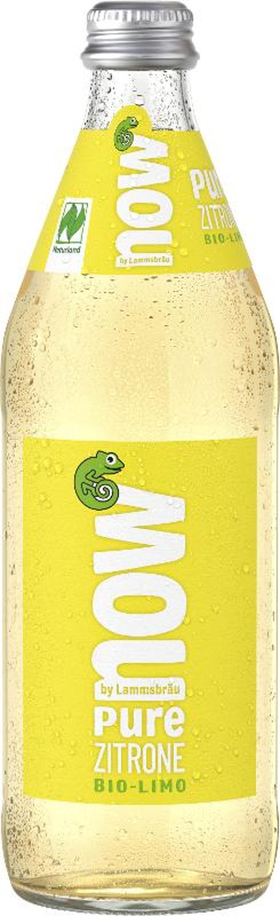 Produktfoto zu Kiste now Pure Zitrone 10x0,5l