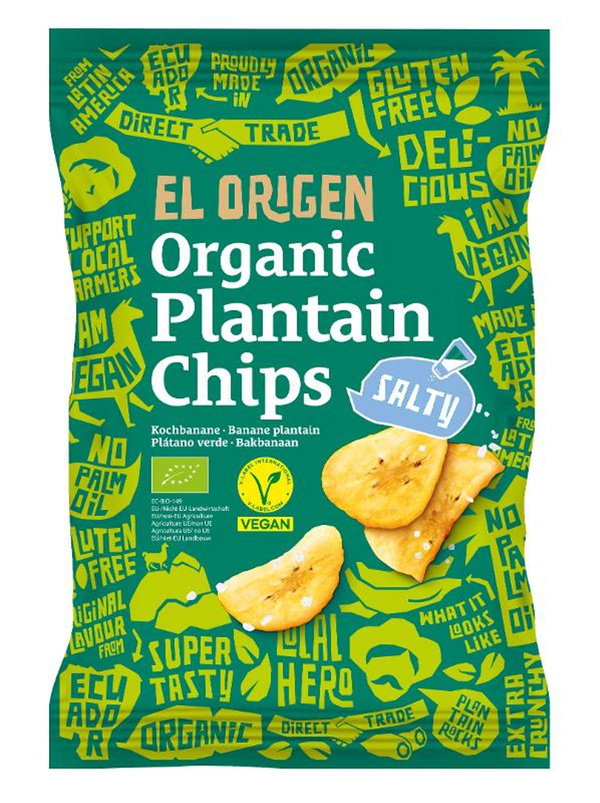 Produktfoto zu Kochbananen Chips mit Meersalz