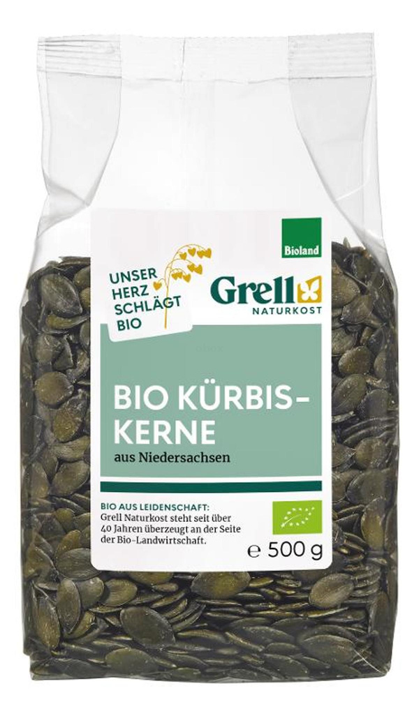 Produktfoto zu Kürbiskerne aus Niedersachsen -Bioland- 500g