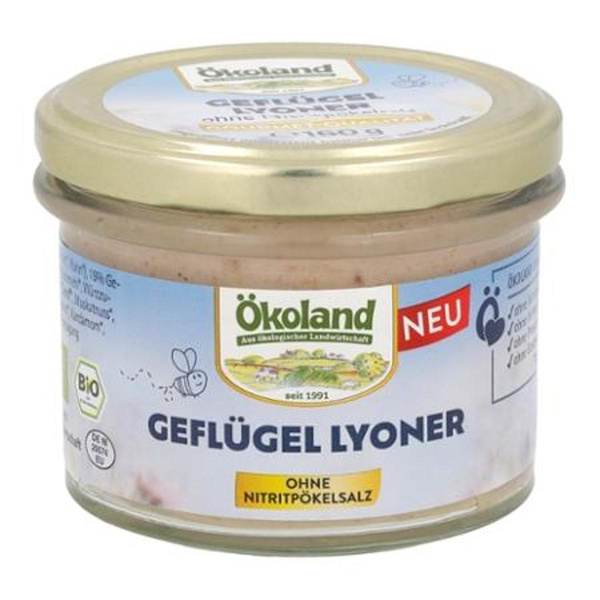 Produktfoto zu Geflügel Lyoner Gourmet160g