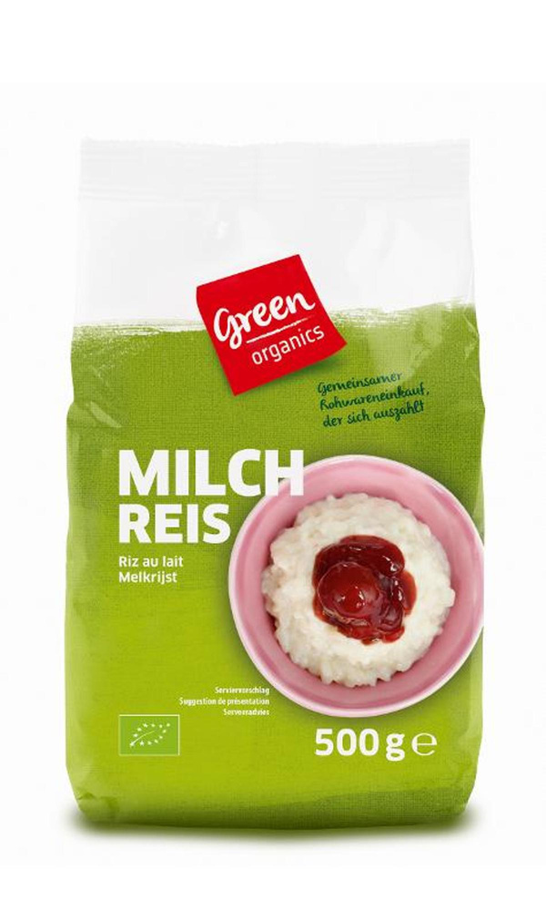 Produktfoto zu green Milchreis, weiß 500g