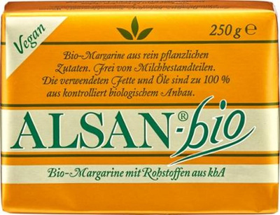 Produktfoto zu Alsan Bio-Margarine 250g