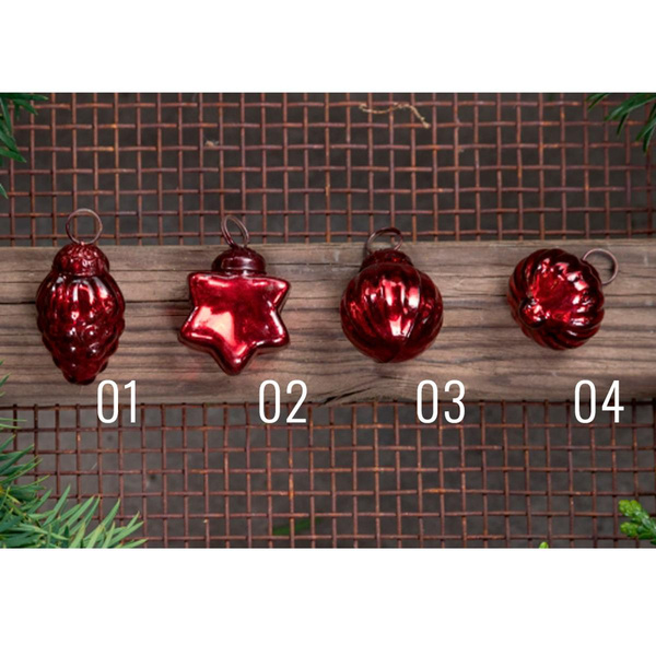 Produktfoto zu Mini Zapfen rot 01