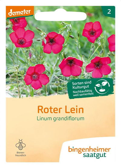 Produktfoto zu Saatgut Roter Lein
