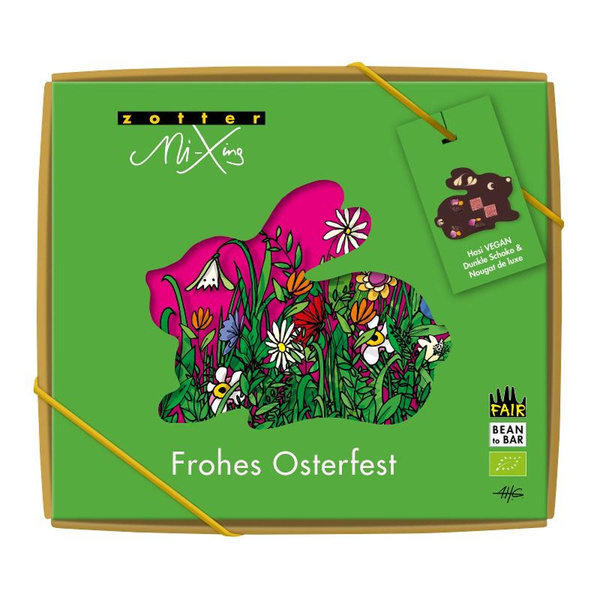 Produktfoto zu MiXing Hasi Vegan Dunkle Schoko + Nougat de luxe