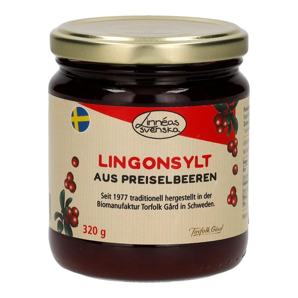 Produktfoto zu Preiselbeerkonfitüre, Lingonsylt