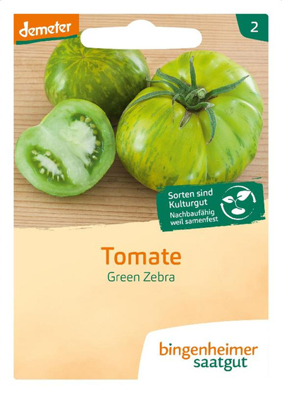 Produktfoto zu SaatgutTomate Fleisch Green Zebra