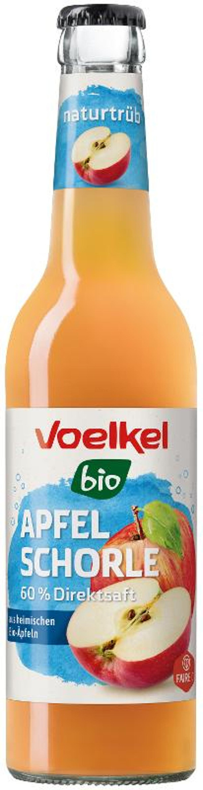 Produktfoto zu Apfelschorle heimisch naturtrüb 0,33
