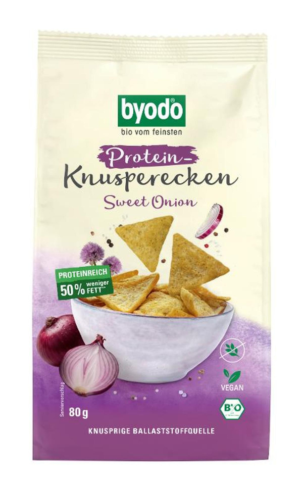 Produktfoto zu Protein Knusperecken Sweet Onion 80g