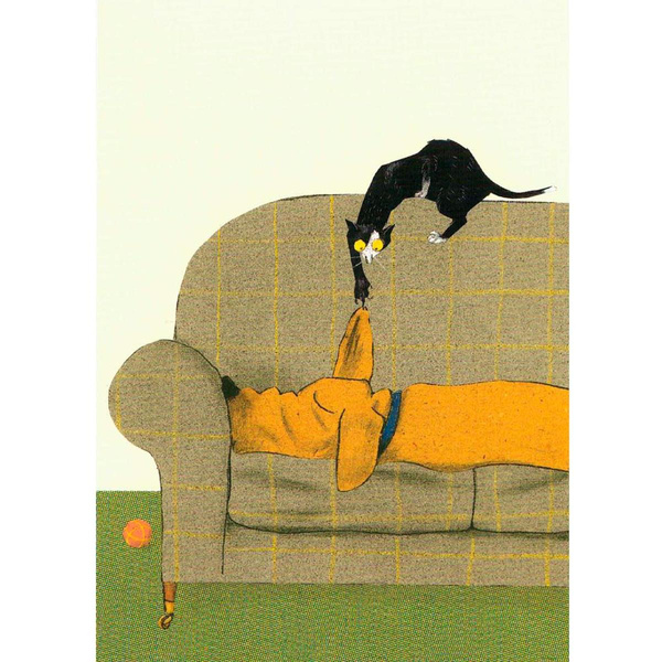 Produktfoto zu Postkarte Ärgern