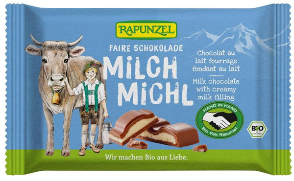 Produktfoto zu Milch Michl Schokolade mit Milchfüllung 100g