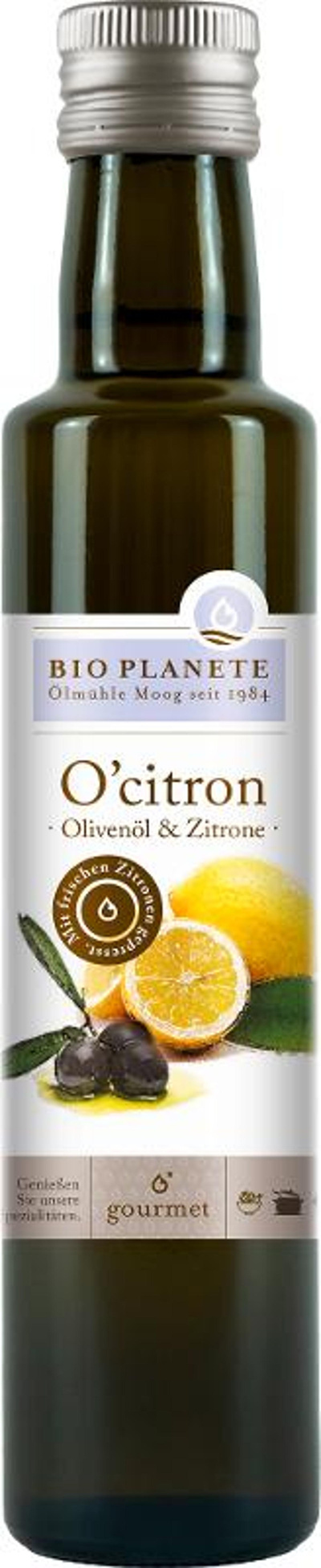 Produktfoto zu Olivenöl O'citron - mit Zitrone 250ml