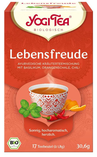 Produktfoto zu YOGI TEA Lebensfreude (Btl je 1,8 g) 30,6g