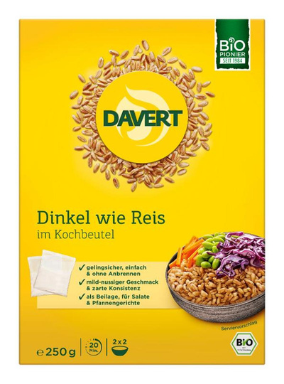 Produktfoto zu Dinkel wie Reis im Kochbeutel