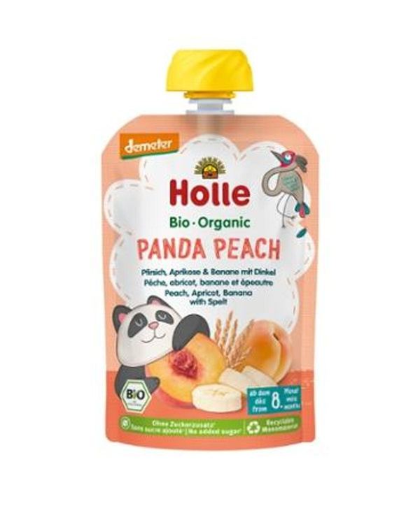 Produktfoto zu Panda Peach - Pouchy Pfirsich, Aprikose & Banane