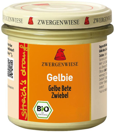 Produktfoto zu streichs drauf - Aufstrich Gelbie 135g