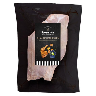 Produktfoto zu b*Hähnchenkeule 2 St. ca. 500g, ungewürzt