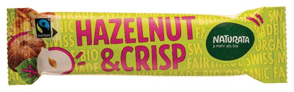 Produktfoto zu Hazelnut & Crisp Schokoriegel, Fairtrade