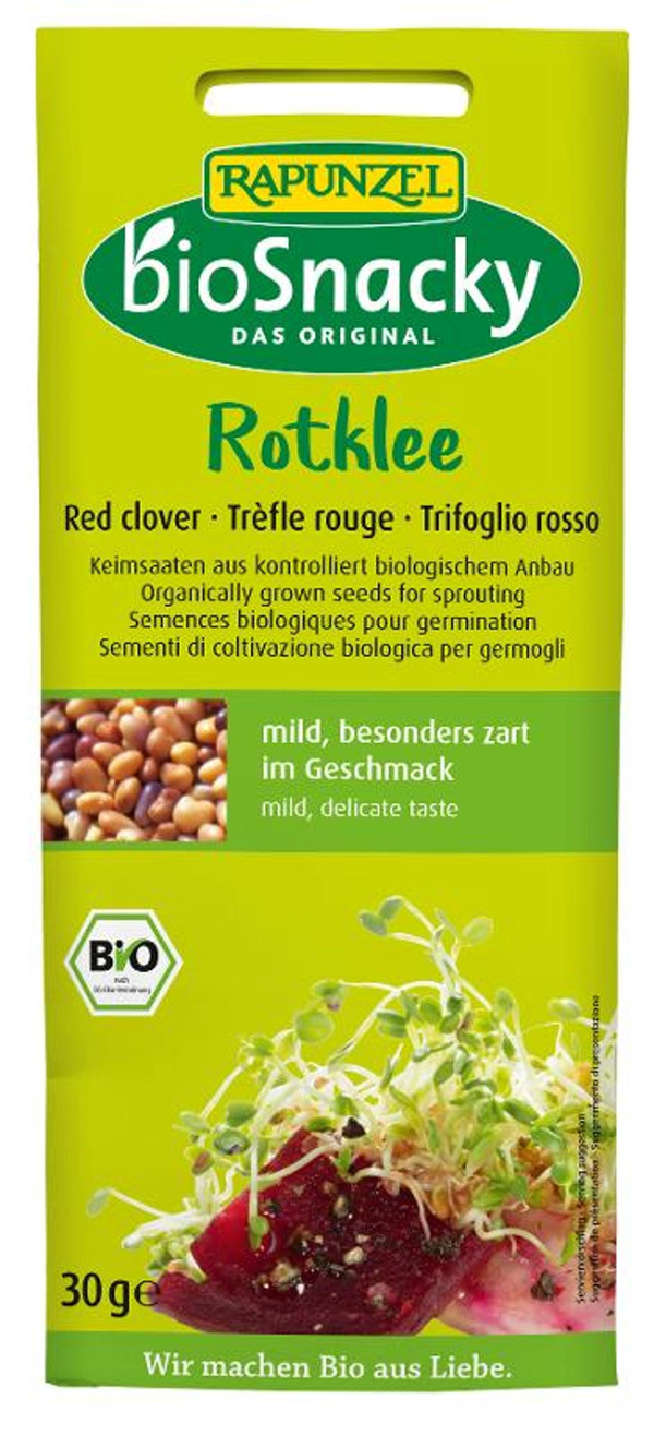 Produktfoto zu Keimsaat Rotklee bioSnacky 30g