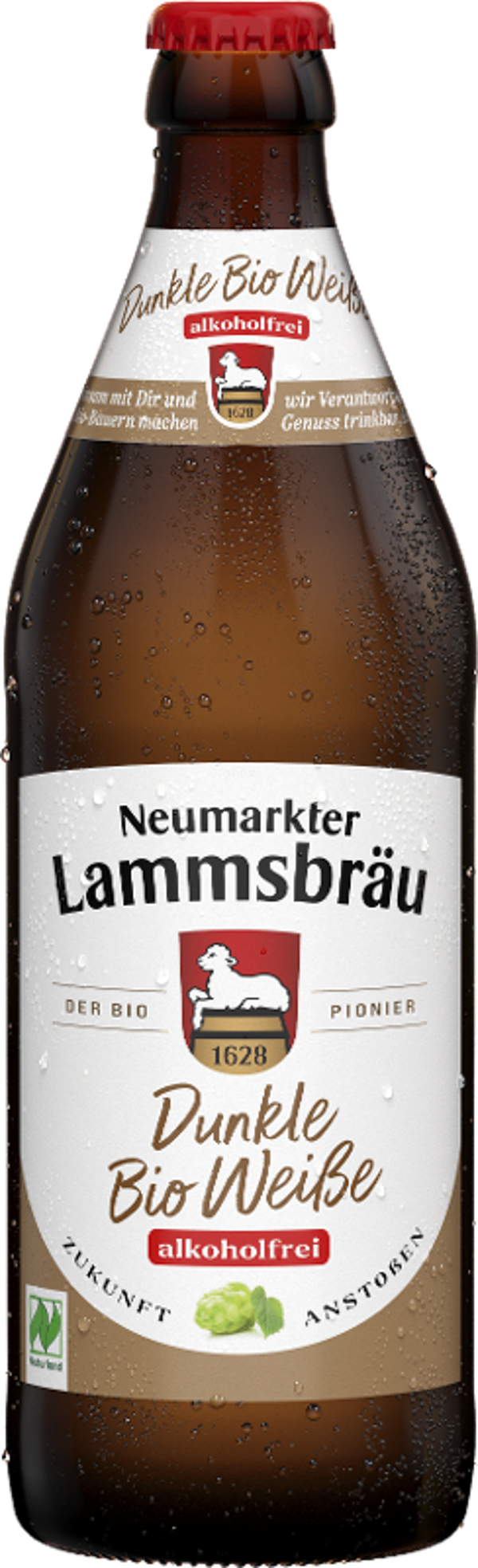 Produktfoto zu Lammsbräu Dunkle Weiße -alkoholfrei- 0,5l