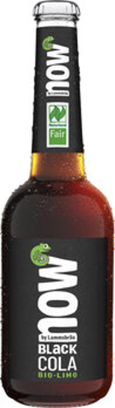 Produktfoto zu now - Black Cola (mit Guarana) 0,33l