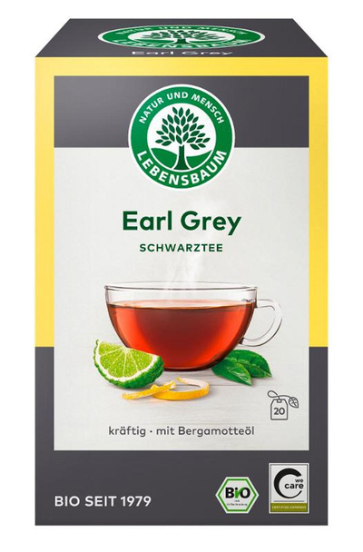 Produktfoto zu Schwarztee Earl Grey 20Stück