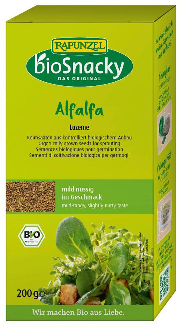 Produktfoto zu Keimsaat Alfalfa Luzerne bioSnacky 200g