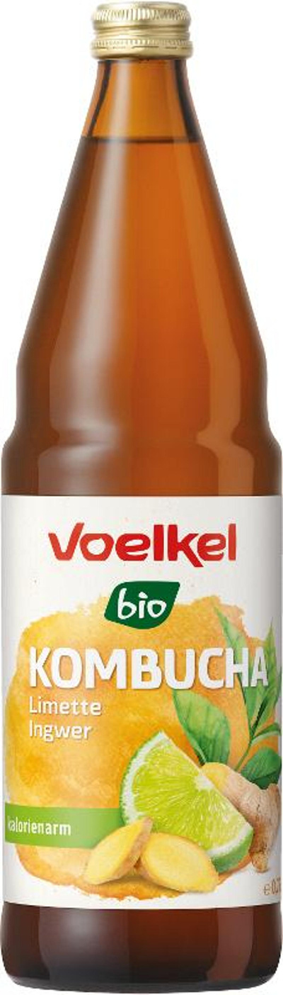 Produktfoto zu Kombucha Limette & Ingwer 0,75l