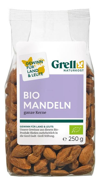 Produktfoto zu Mandeln ganze Kerne 250g
