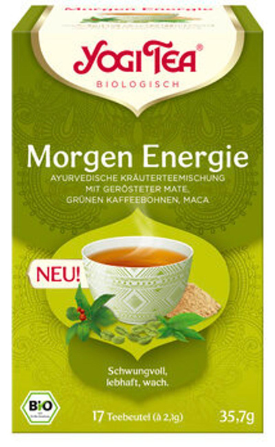 Produktfoto zu YOGI TEA Morgen Energie, Kräuterteemischung