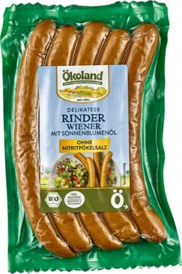 Produktfoto zu Delikatess Rinder-Wiener (5 Stück) 200g