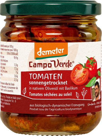 Produktfoto zu Tomaten sonnengetrocknet, in nat. Olivenöl (Glas)