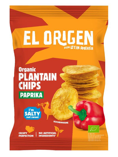 Produktfoto zu Kochbananen Chips mit Paprika