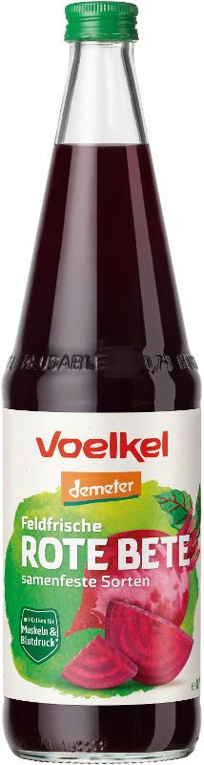 Produktfoto zu Rote Bete Saft feldfrisch - 100% Direktsaft, 0,7l