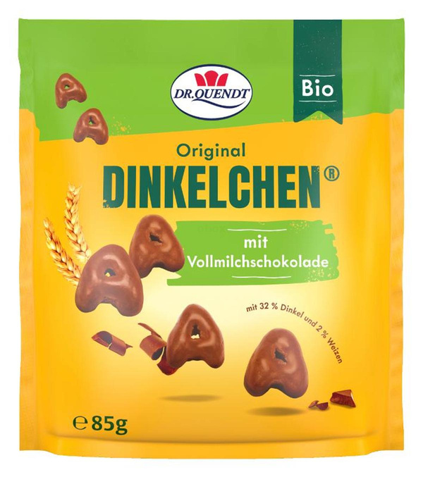 Produktfoto zu Dinkelchen mit Schokolade 32% Dinkelanteil 85g