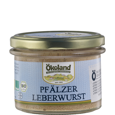 Produktfoto zu Pfälzer Leberwurst, Gourmet-Qualität (Glas) 160g