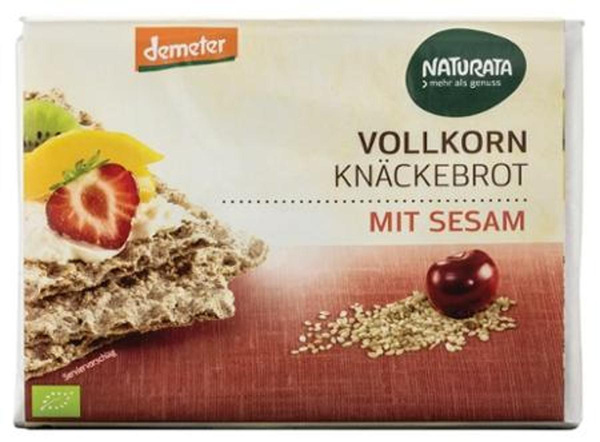 Produktfoto zu Sesam Vollkorn-Knäckebrot 250g