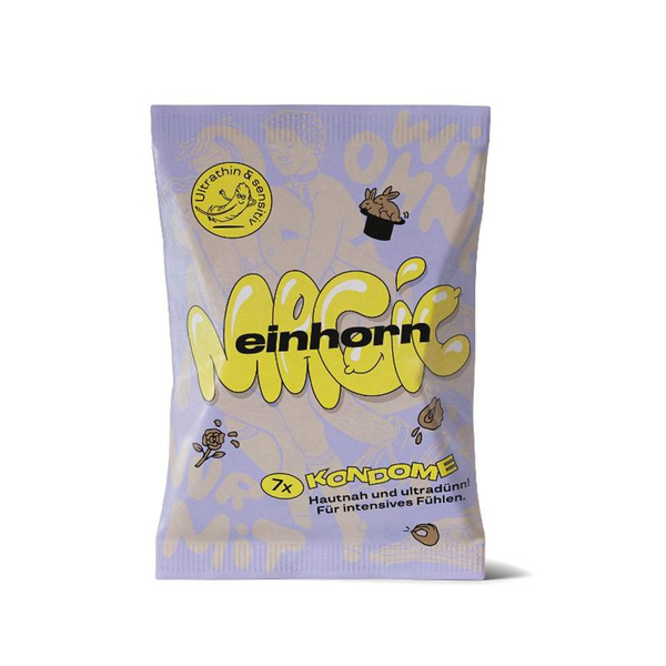 Produktfoto zu einhorn Kondome 7er magic