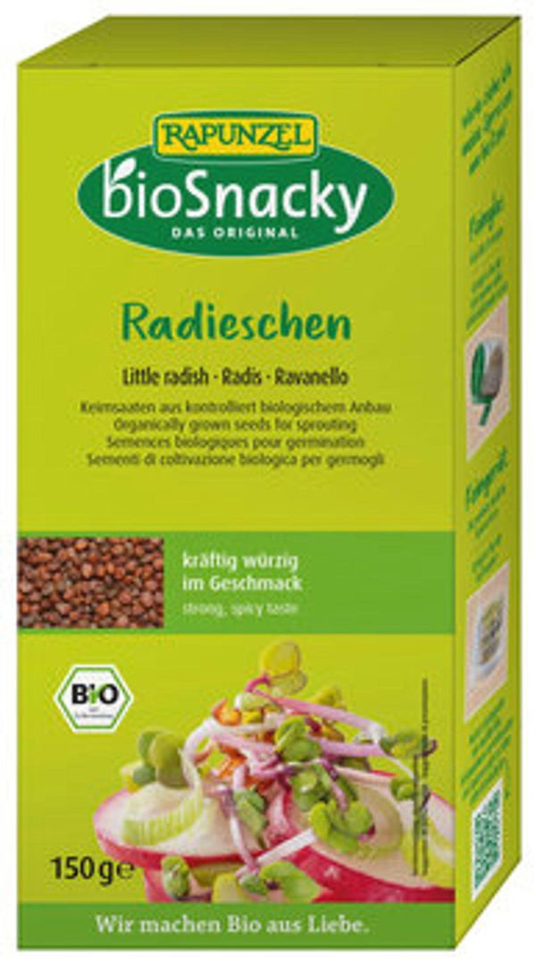 Produktfoto zu Keimsaat Radieschen bioSnacky 150g