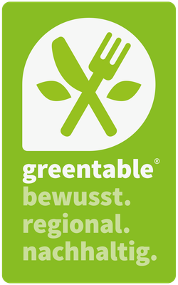 Grünland Bistro greentable Siegel