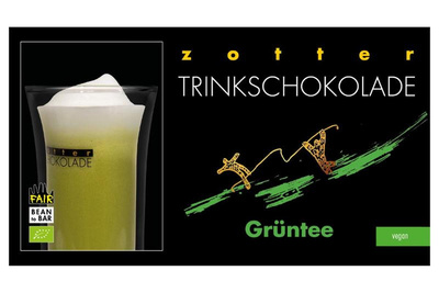 Produktfoto zu Trinkschokolade Grüntee von Zotter