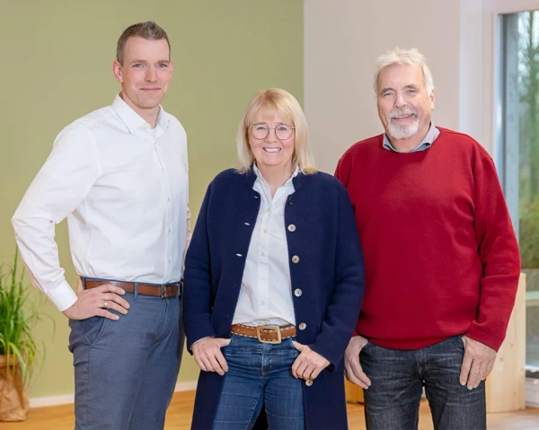 Grünland Bio Lieferant Sodasan Teambild mit Inhabern