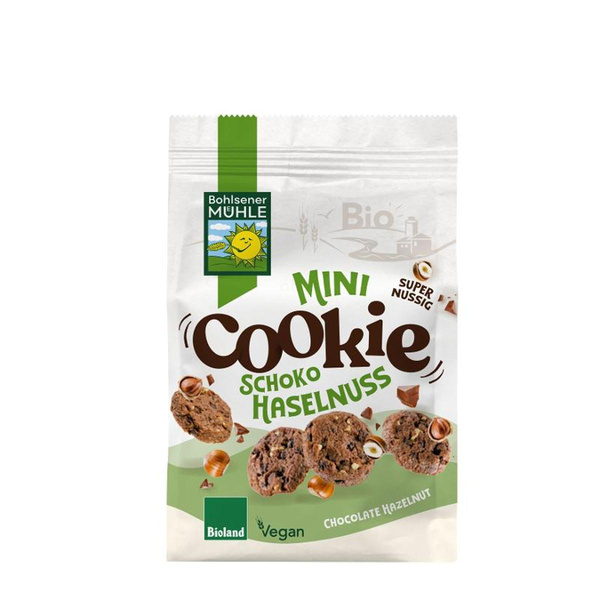 Produktfoto zu Mini Cookie Schoko Haselnuss 125g