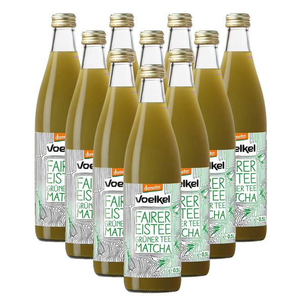 Produktfoto zu Fairer Eistee Matcha Kiste 10x0,5l