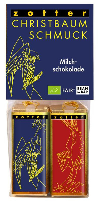 Produktfoto zu Nashis Christbaumschmuck  Milchschokolade