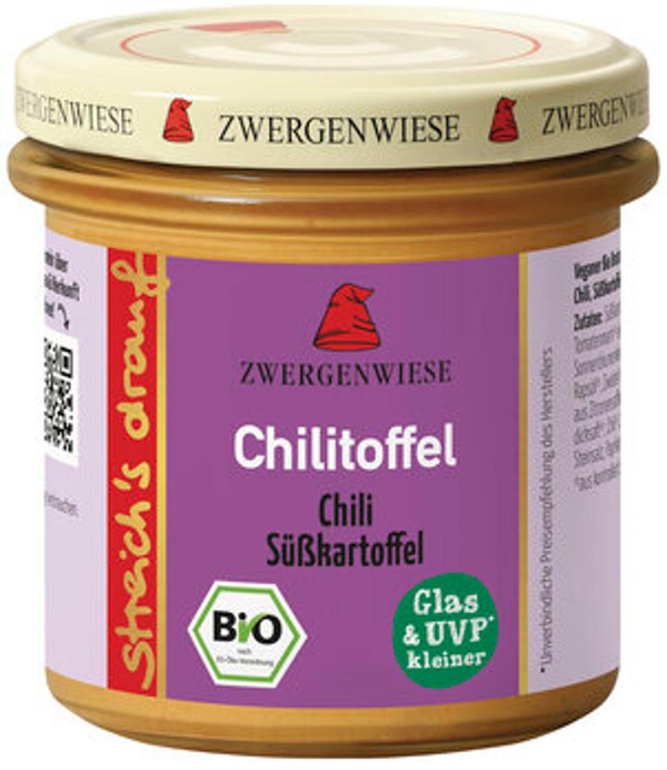 Produktfoto zu streichs drauf - Aufstrich Chilitoffel 135g