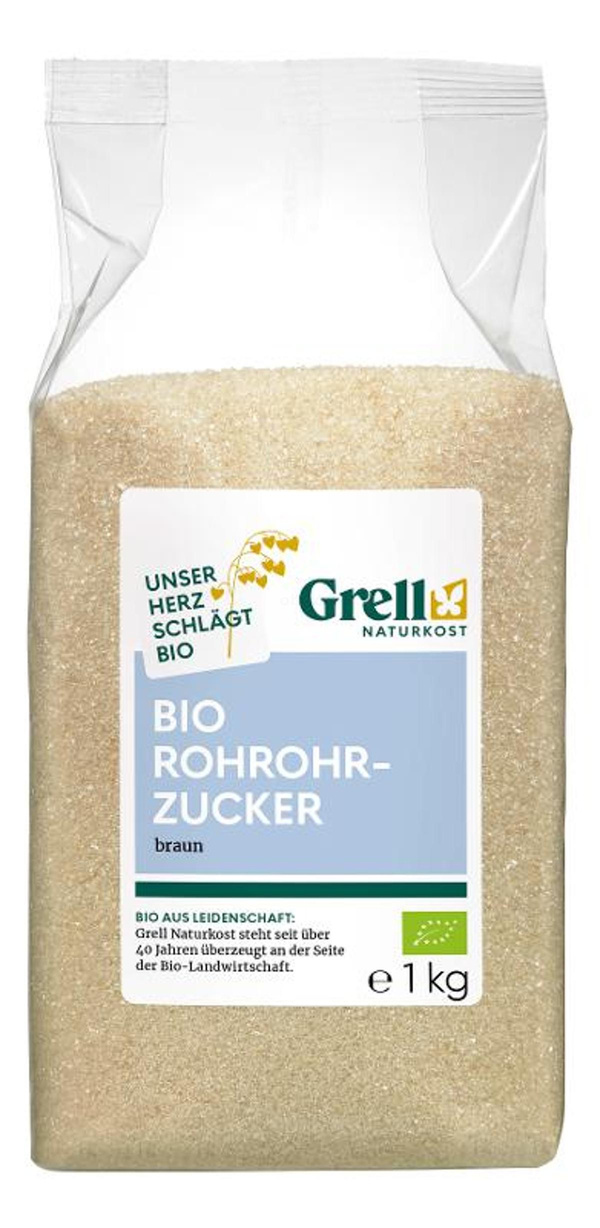 Produktfoto zu Rohrohrzucker braun 1kg